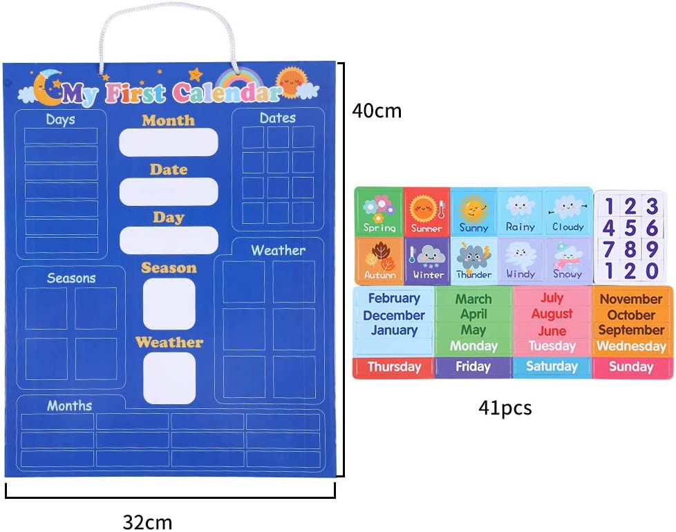 Preschool Classroom Calendar for Wall